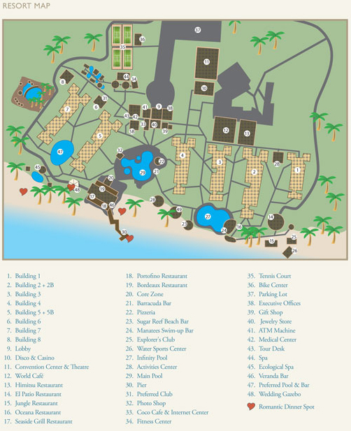 La Romana Dreams La Romana Resort Map 